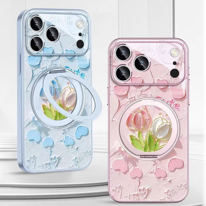 Phone Case with 360° Rotating Ring Stand for iPhone C-80134