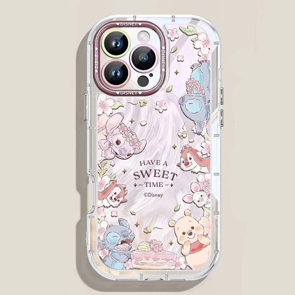 Cute Print Clear iPhone Case with Camera Protection C-80133