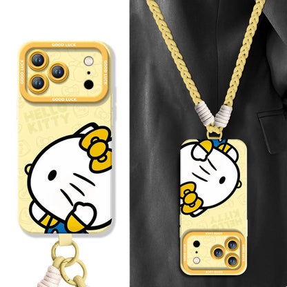 Soft Silicone iPhone Case, Lightweight Cover with Detachable Straps C-80164