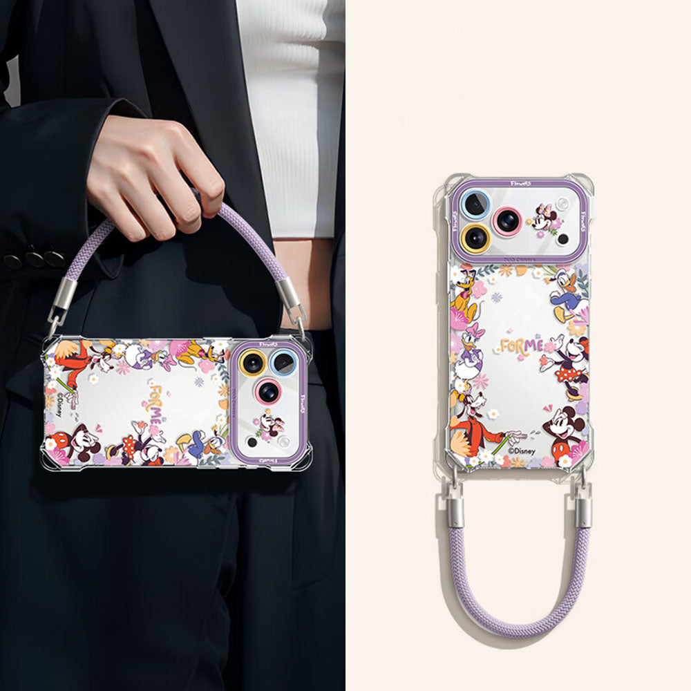 Shockproof & Stain-Resistant iPhone Case with Detachable Strap C-80172