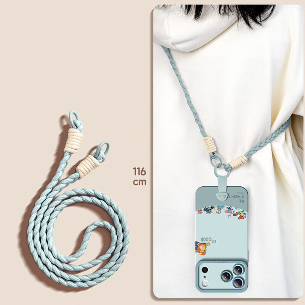 Corner Protection Shockproof Phone Case with Strap for iPhone C-80186