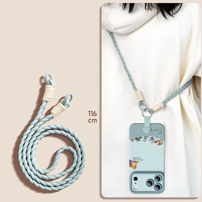 Corner Protection Shockproof Phone Case with Strap for iPhone C-80186