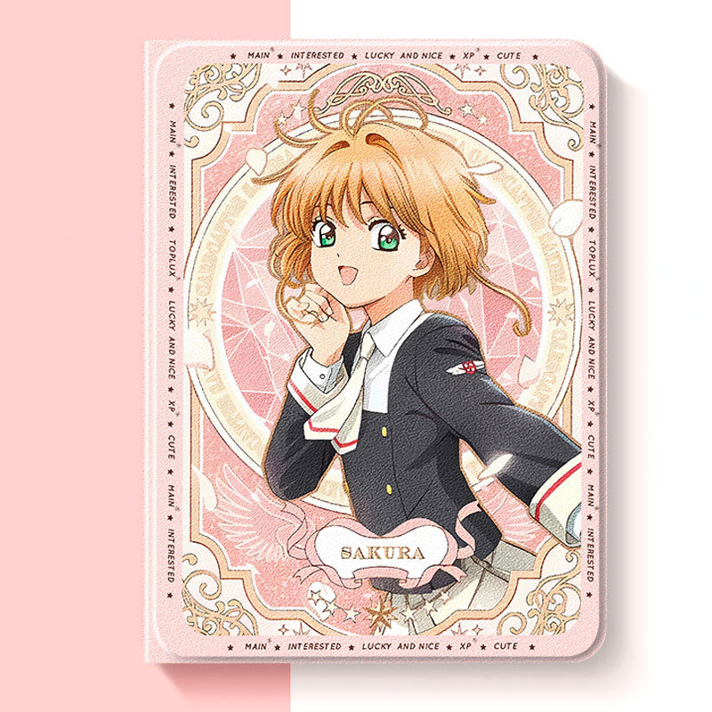 Slim Lightweight iPad Case with Character Design & Stand C-80107