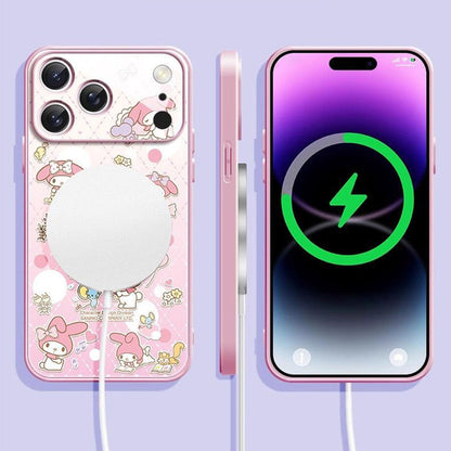 Slim Glass MagSafe Compatible Phone Case for iPhone C-80201