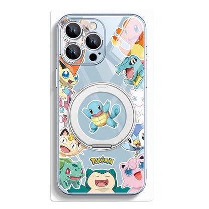 Phone Case with Ring Stand and Camera Lens Protection for iPhone C-80135