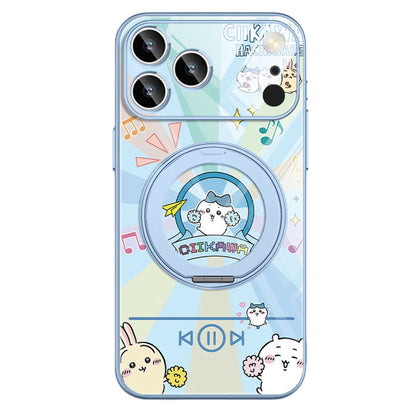 iPhone Compatible Shockproof Phone Case with Ring Stand C-80137