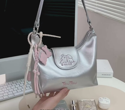 2-Way Detachable Strap Shoulder Bag C-341