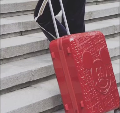 Embossed Hard Shell Rolling Suitcase CO-12430