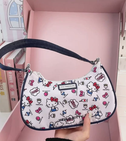 Cute Lightweight Crescent Shoulder Bag C-355
