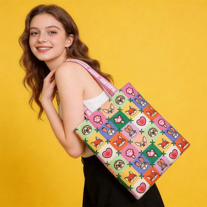 All-Over Print Large-Capacity Shoulder Bag C-482