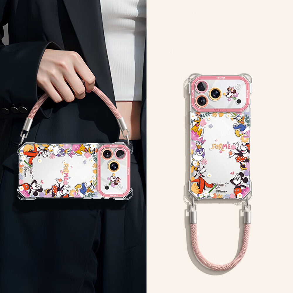 Shockproof & Stain-Resistant iPhone Case with Detachable Strap C-80172