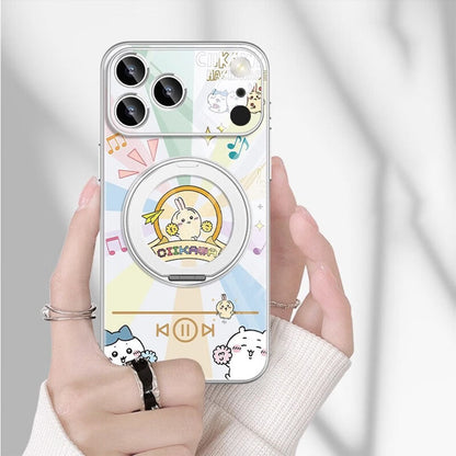 iPhone Compatible Shockproof Phone Case with Ring Stand C-80137