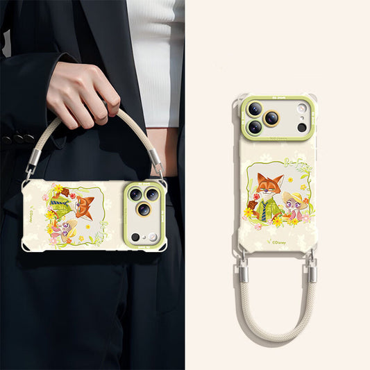 Cute Shockproof iPhone Case with Detachable Strap C-80169