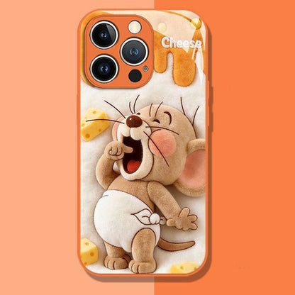 3D-Effect Printed Case with Camera Protection Compatible with iPhone – C-80150