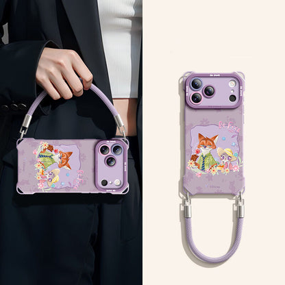 Cute Shockproof iPhone Case with Detachable Strap C-80169