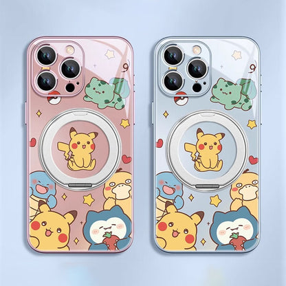 iPhone Case with 360° Rotating Ring Stand & Shock Protection C-80088