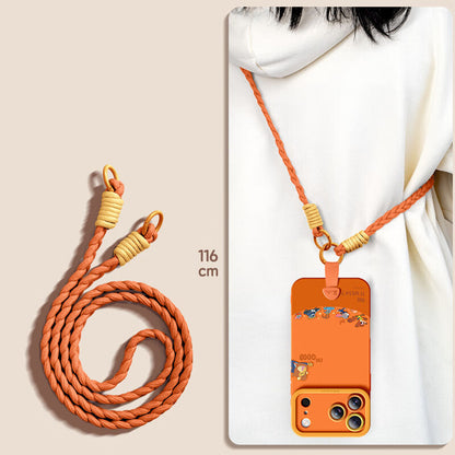 Corner Protection Shockproof Phone Case with Strap for iPhone C-80186