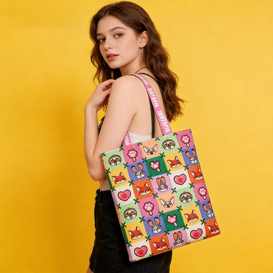 All-Over Print Large-Capacity Shoulder Bag C-482