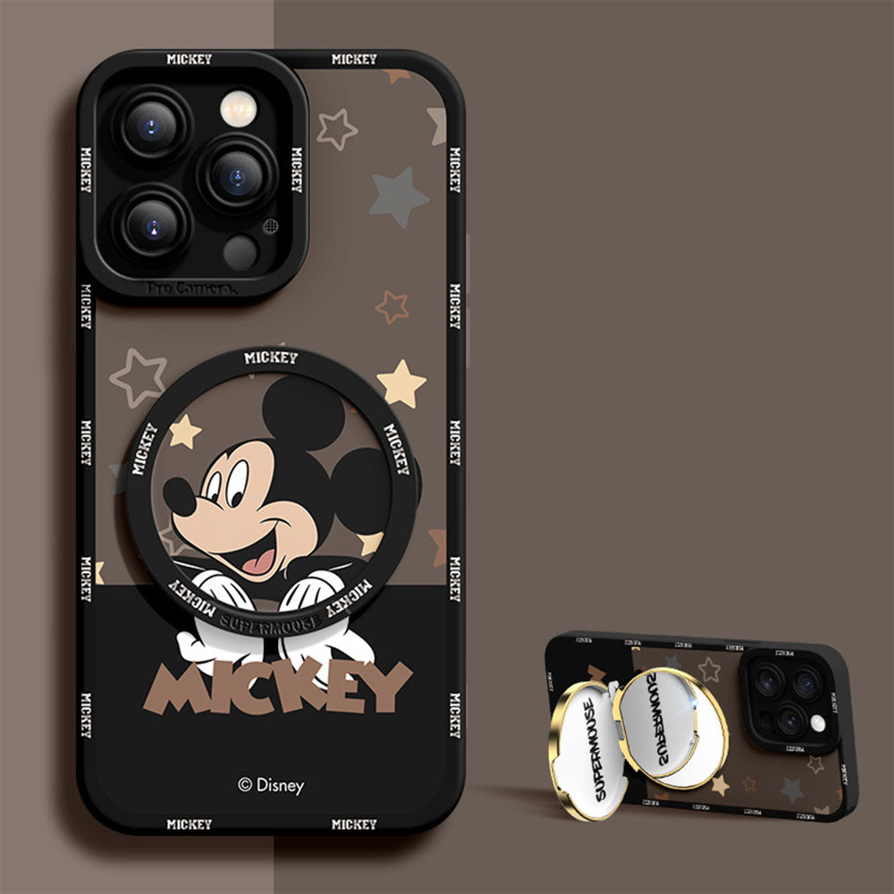 iPhone Compatible 2-Way Stand Phone Case with Built-In Mirror C-80154