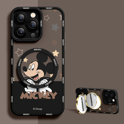 iPhone Compatible 2-Way Stand Phone Case with Built-In Mirror C-80154