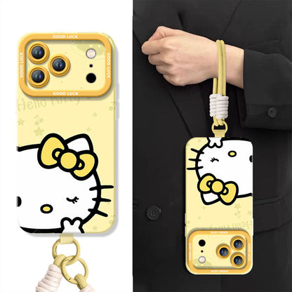 Soft Silicone iPhone Case, Lightweight Cover with Detachable Straps C-80164