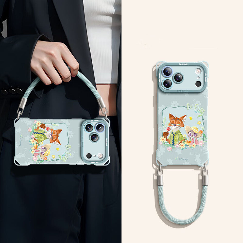 Cute Shockproof iPhone Case with Detachable Strap C-80169