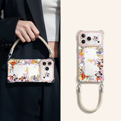 Shockproof & Stain-Resistant iPhone Case with Detachable Strap C-80172
