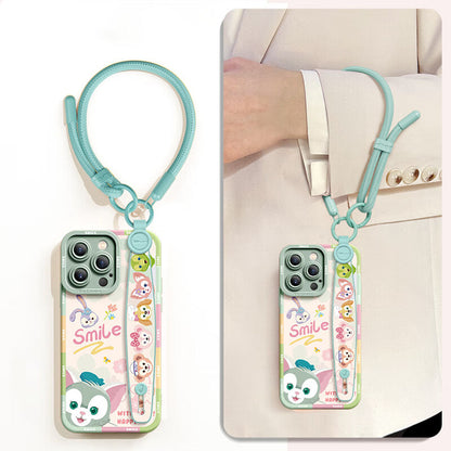 Cute Shockproof Phone Case with Strap for iPhone C-80179