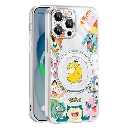 Phone Case with Ring Stand and Camera Lens Protection for iPhone C-80135