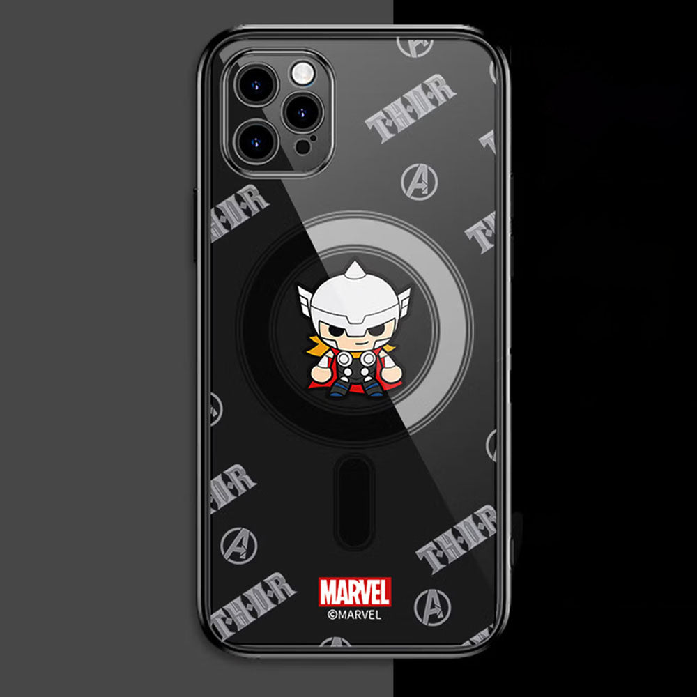 Clear Slim Magnetic Shockproof Phone Case for iPhone C-80125