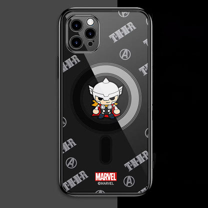Clear Slim Magnetic Shockproof Phone Case for iPhone C-80125