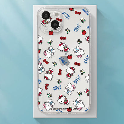 All-Over Print Slim Lightweight Clear Phone Case for iPhone C-80122