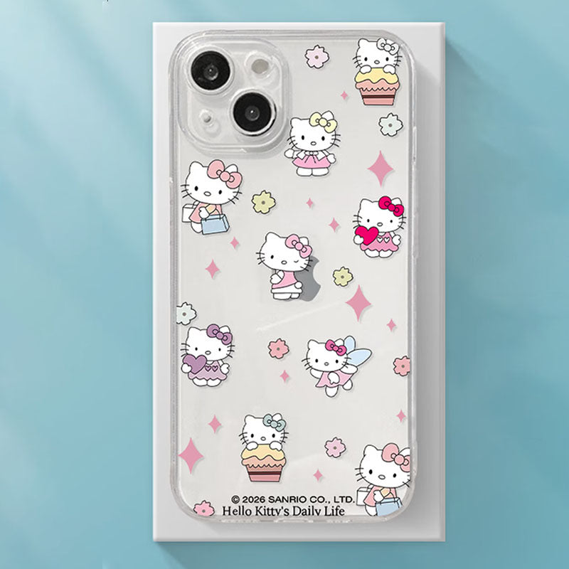 All-Over Print Slim Lightweight Clear Phone Case for iPhone C-80122