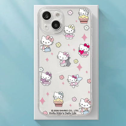 All-Over Print Slim Lightweight Clear Phone Case for iPhone C-80122